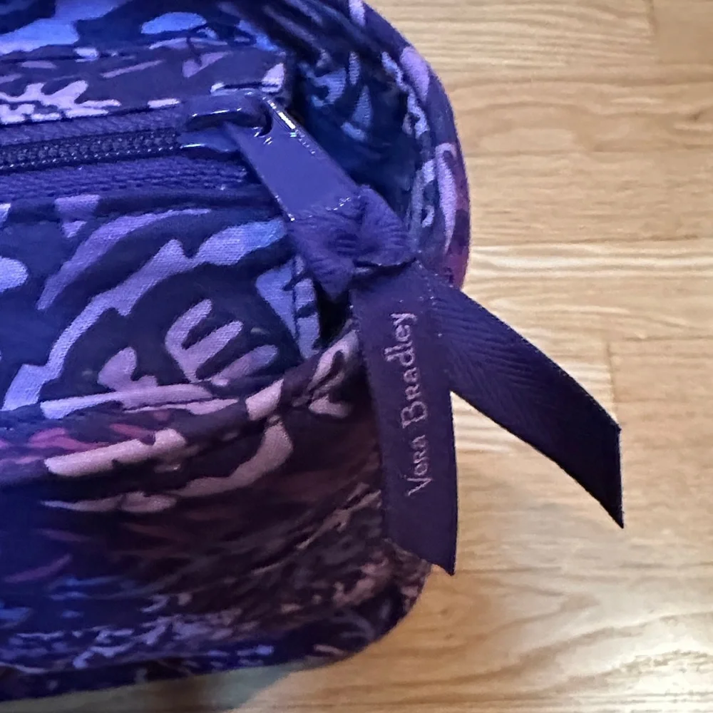 Vera Bradley Purple Paisley Bag and Ditty bag set - Picture 4 of 12